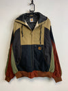 Reworked Multicolour Carhartt Workwear Jacket Women's XL