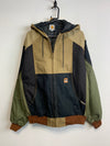 Reworked Multicolour Carhartt Workwear Jacket Men's XL