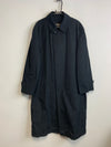 Black London Fog Long Coat Men's Large