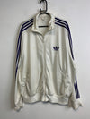 00s White Adidas Track Jacket Men's XXL