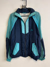 Navy and Cyan Puma Windbreaker Men's Medium