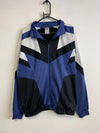 Black Blue White Puma Track Jacket Men's Large