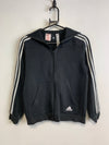 Black Adidas zip up Hoodie Youth's Medium