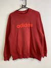 00s Red Adidas Sweatshirt Men's Medium