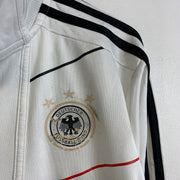 00s White Adidas Deutscher Fussball Track Jacket Women's Medium