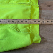 Yellow Carhartt Hi-Vis Workwear Heavyweight Hoodie Men's Large