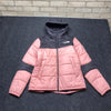 Pink/Black North Face Jacket Women's Large