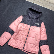 Pink/Black North Face Jacket Women's Large