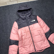 Pink/Black North Face Jacket Women's Large