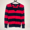 Pink Navy Tommy Hilfiger Knit Jumper Womens Small