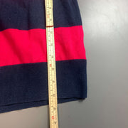 Pink Navy Tommy Hilfiger Knit Jumper Womens Small