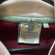 Red Cambridge University Hoodie Large