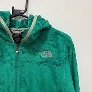 Teal Green North Face Sherpa Fleece Jacket Women's Medium