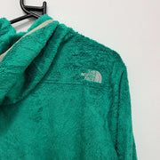 Teal Green North Face Sherpa Fleece Jacket Women's Medium