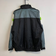 Vintage 90s Black and Grey Adidas Track Jacket Men's XL