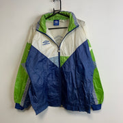 Blue Green White Umbro Windbreaker Men's Large