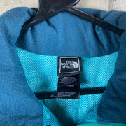 Cyan North Face Raincoat Women's Medium