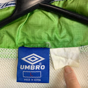 Blue Green White Umbro Windbreaker Men's Large