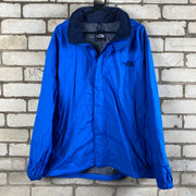 Blue North Face Raincoat Men's XL