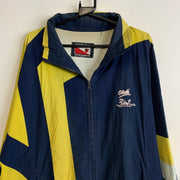 Navy and Yellow Windbreaker Men's XXL