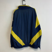 Navy and Yellow Windbreaker Men's XXL