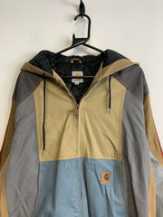 Reworked Multicolour Carhartt Workwear Jacket Women's XL