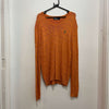 Vintage Orange Polo Ralph Lauren Cable Knit Sweater Women's Large