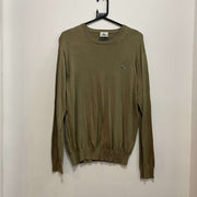 Khaki Green Lacoste Jumper Women's Medium