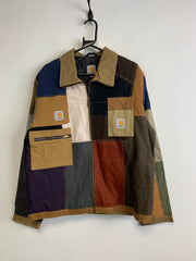 Reworked Multicolour Carhartt Workwear Patchwork Men's Large