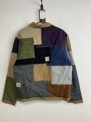 Reworked Multicolour Carhartt Workwear Patchwork Men's Large