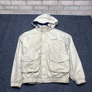 White Timberland Jacket Men's XL