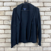 Black Chaps Knitwear Cardigan Men's Small