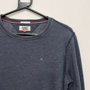 Navy Tommy Hilfiger Sweatshirt Men's Small