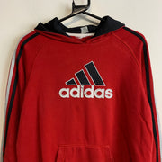 Red Adidas Hoodie Women's Medium