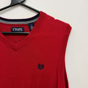 Red Chaps Jumper Vest Medium