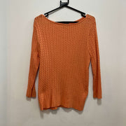 Orange Chaps Cable Knit Sweater Women's Small