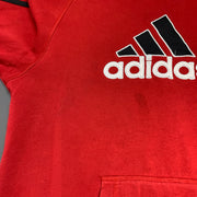 Red Adidas Hoodie Women's Medium