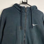 Navy Nike Full Zip Hoodie Medium