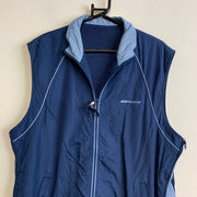 Navy Windbreaker Vest Men's Medium