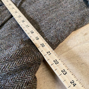 Grey Harris Tweed Pure Wool Blazer Jacket Men's Medium