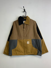 Reworked Multicolour Carhartt Workwear Jacket Men's Large