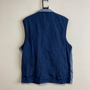 Navy Windbreaker Vest Men's Medium