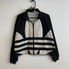 Black and White Adidas Windbreaker Women's Large