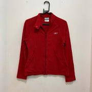 Red Reebok Fleece Jacket Women's Small