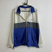 White and Blue Lotto Track Jacket Men's Large