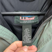 Khaki Green L.L.Bean Quilted Jacket Youth's Medium