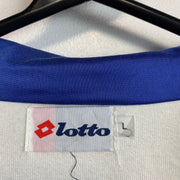 White and Blue Lotto Track Jacket Men's Large