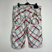 Vintage Coogi Baggy Plaid Cargo Shorts W42