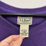 Purple L.L.Bean Jumper Women's Large