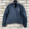 00s Black Adidas Bomber Jacket Women's Medium